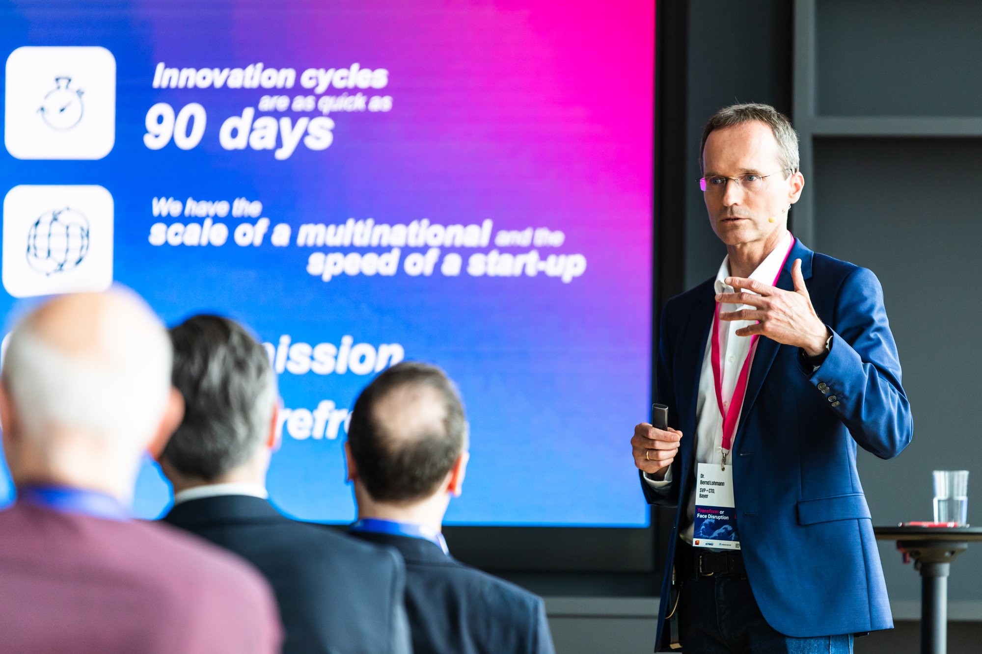 Dr. Bernd Lohmann, CTO of Bayer