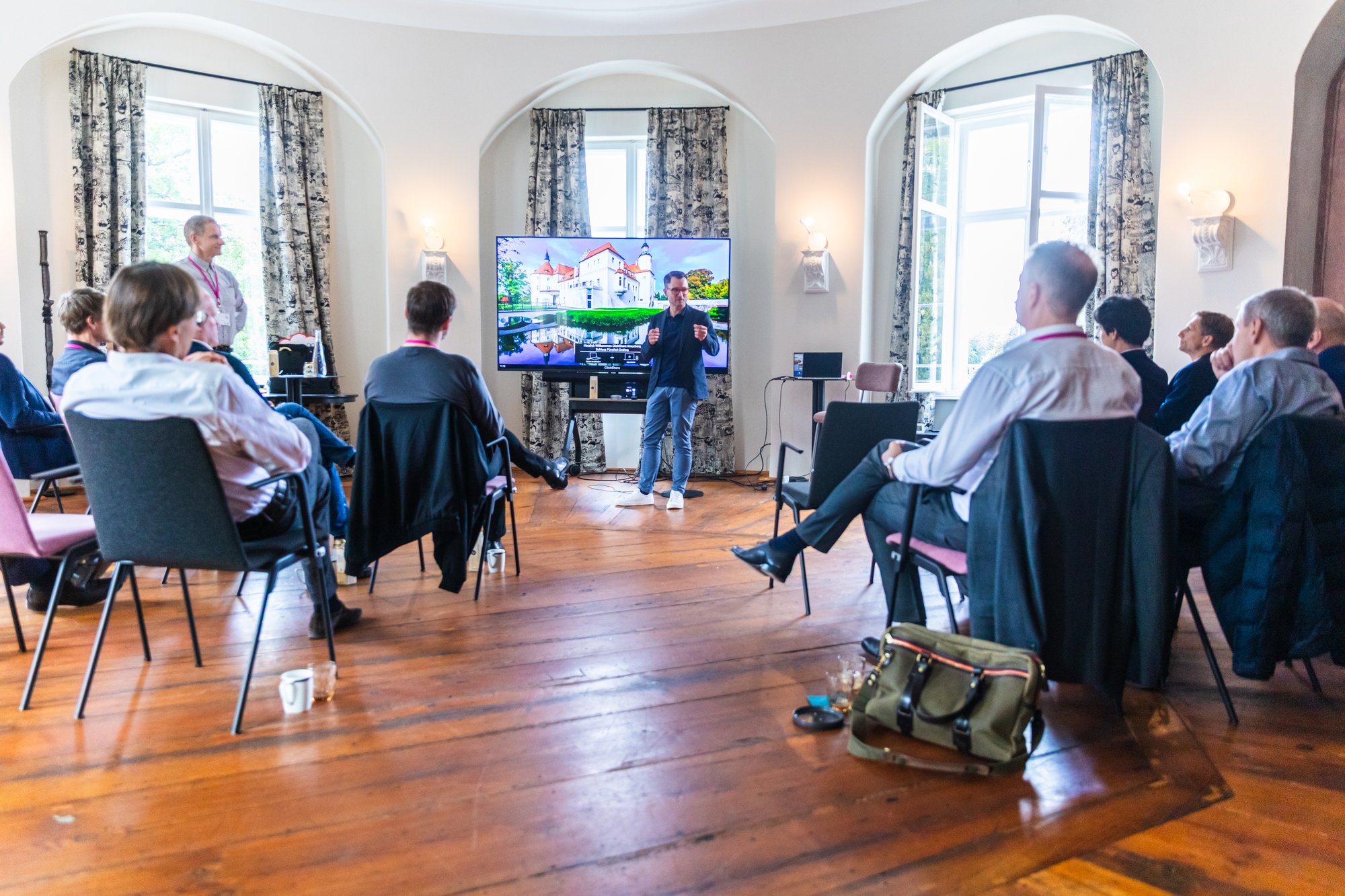 Dr. Tobias Naumann giving his masterclass