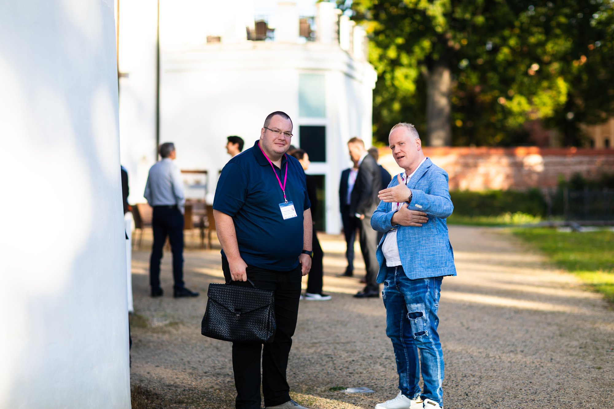 Marc Hildebrandt and Prof. Dr. Patrick Glauner enjoying the fresh air at the Software Excellence Network event Marc Hildebrandt and Prof. Dr. Patrick Glauner enjoying the fresh air at the Software Excellence Network event
