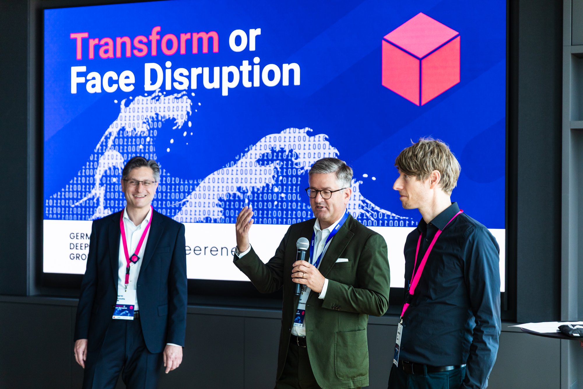 Michael Salcher Starting the Event