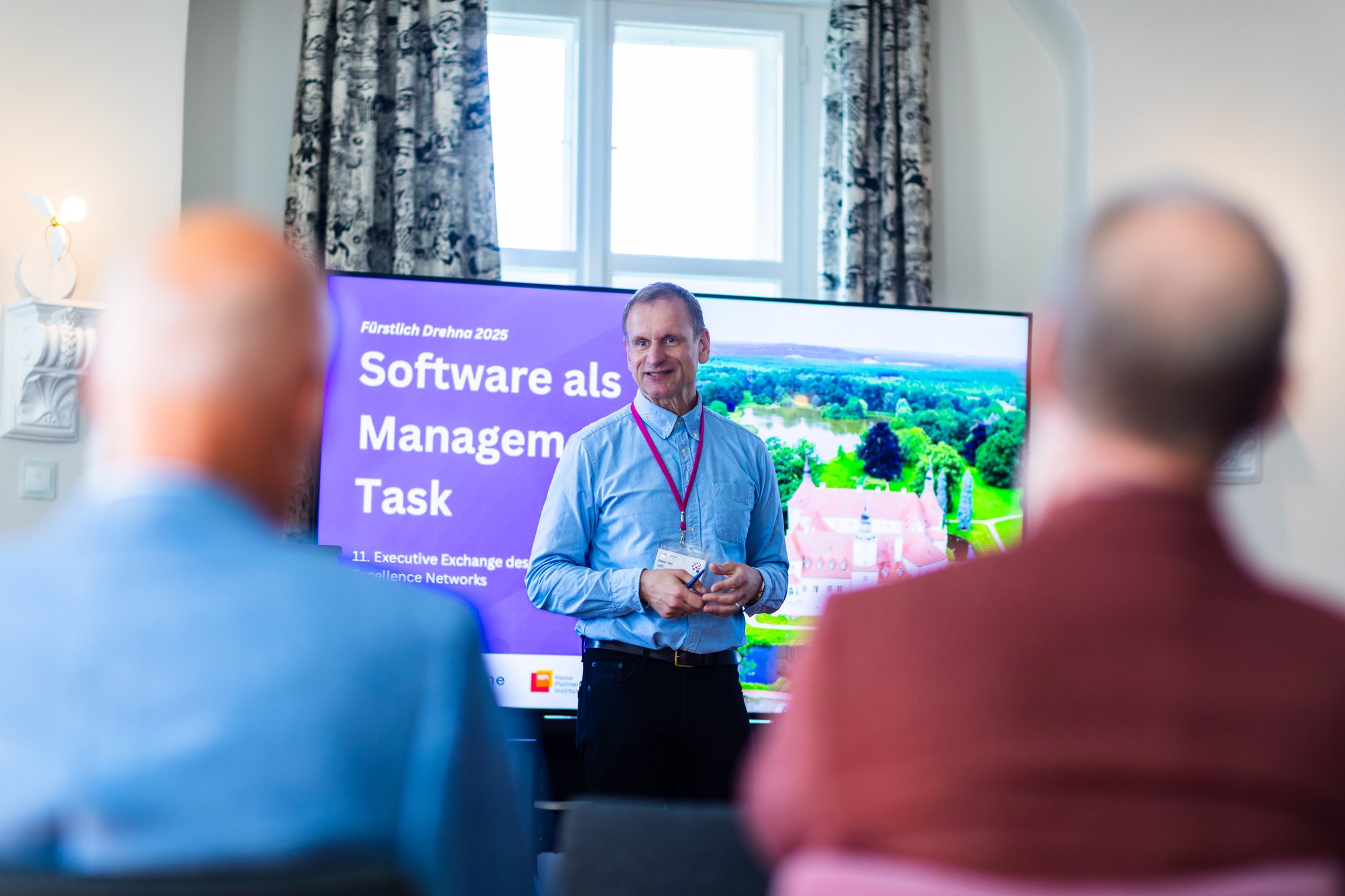 Oliver Viel, moderator of the conference and CMO of the German Deep Tech Group